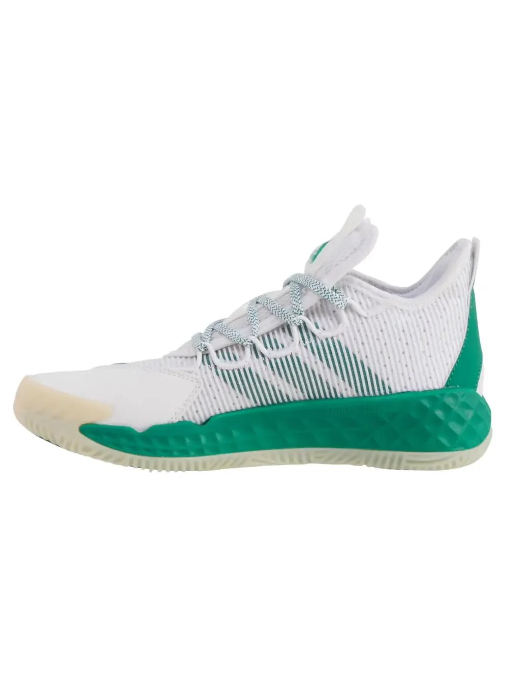 Adidas Pro Boost Low‎ Basketball Men's Shoes Color White Green Size US 18 NEW